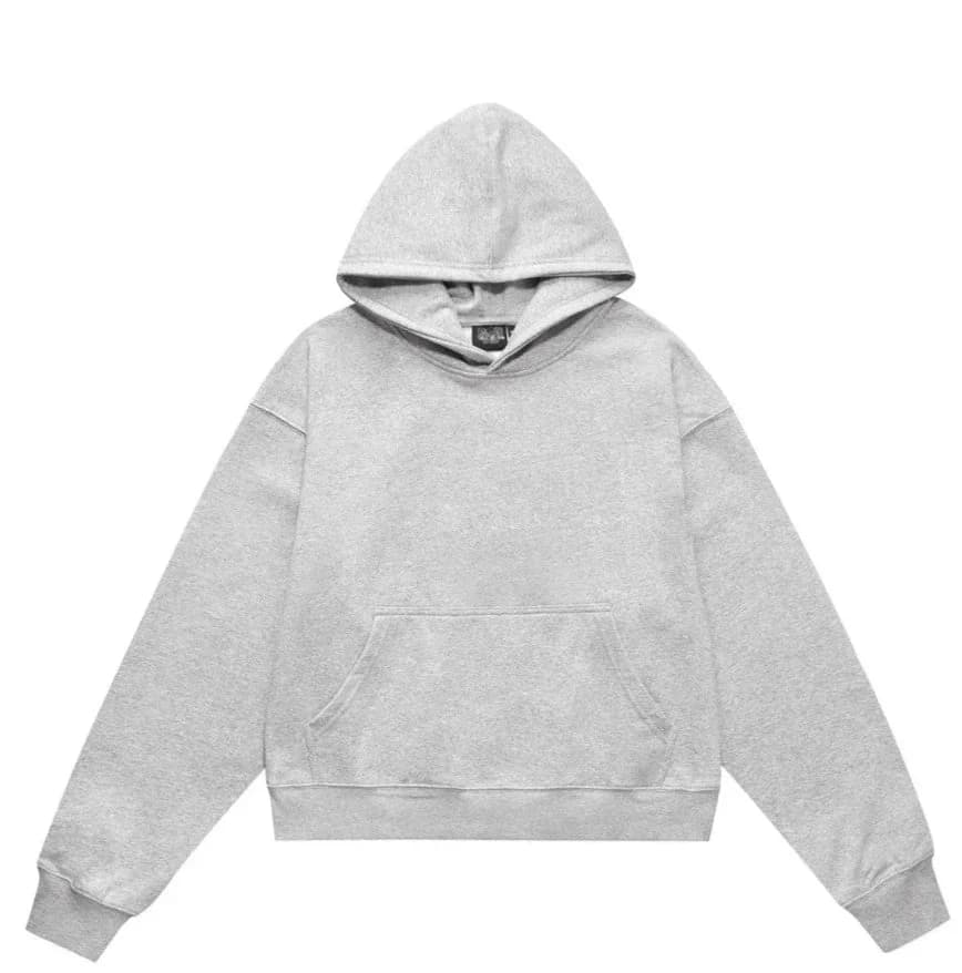 Grey Boxy Fit Hoodie